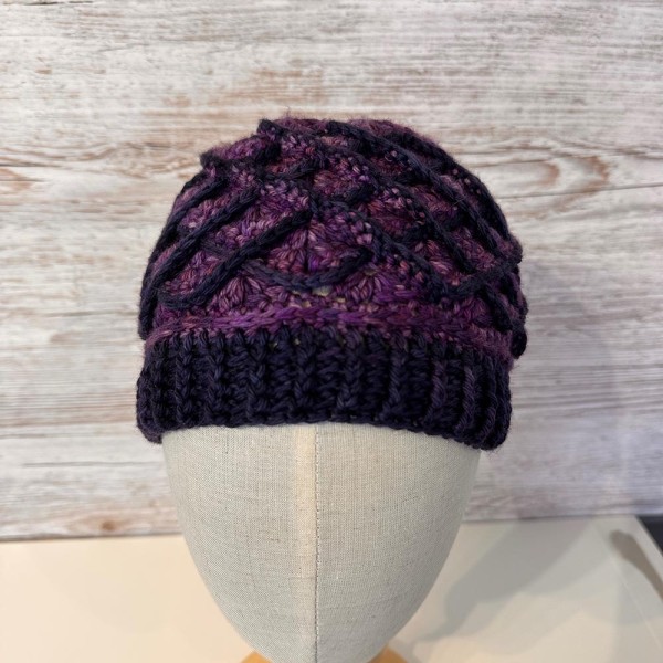 Purple Trellis Hat